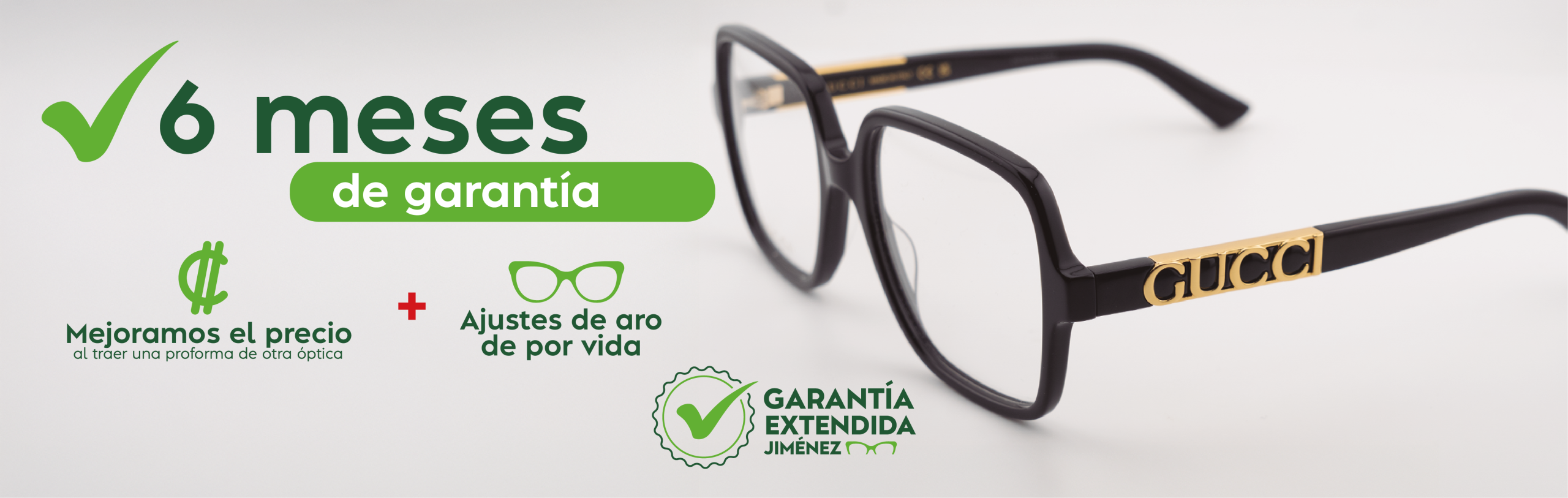 6 meses de garantía Mejoramos el precio al traer una proforma de otra óptica