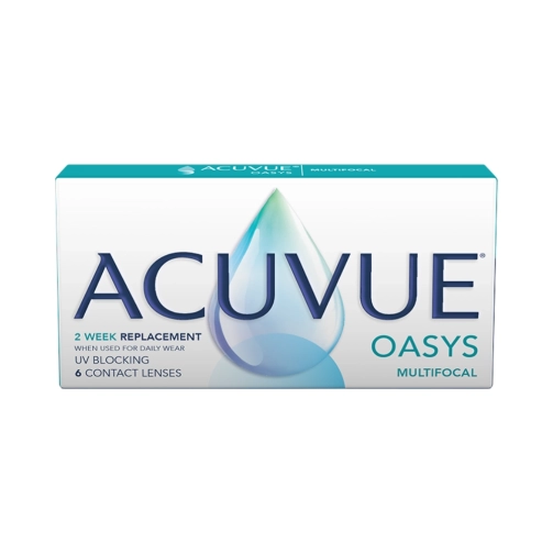 Acuvue Oasys Multifocales 6 uds — caja de lentes de contacto quincenales para presbicia