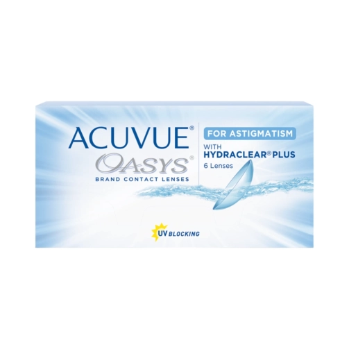 Acuvue Oasys Tóricos 6 uds — caja de lentes de contacto quincenales para astigmatismo