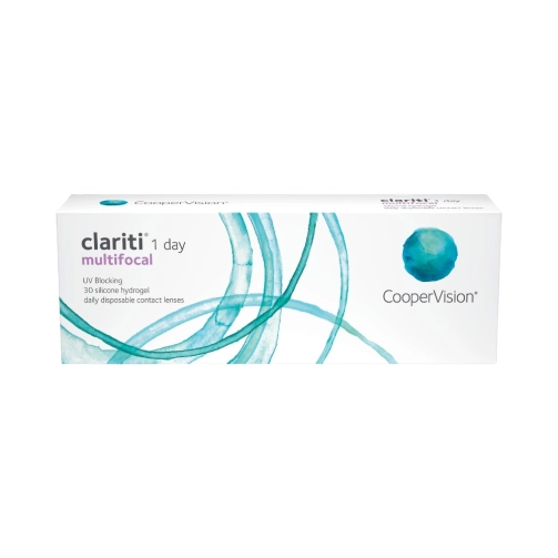 Clariti 1 Day Multifocales 30 uds — caja de lentes de contacto diarios para presbicia