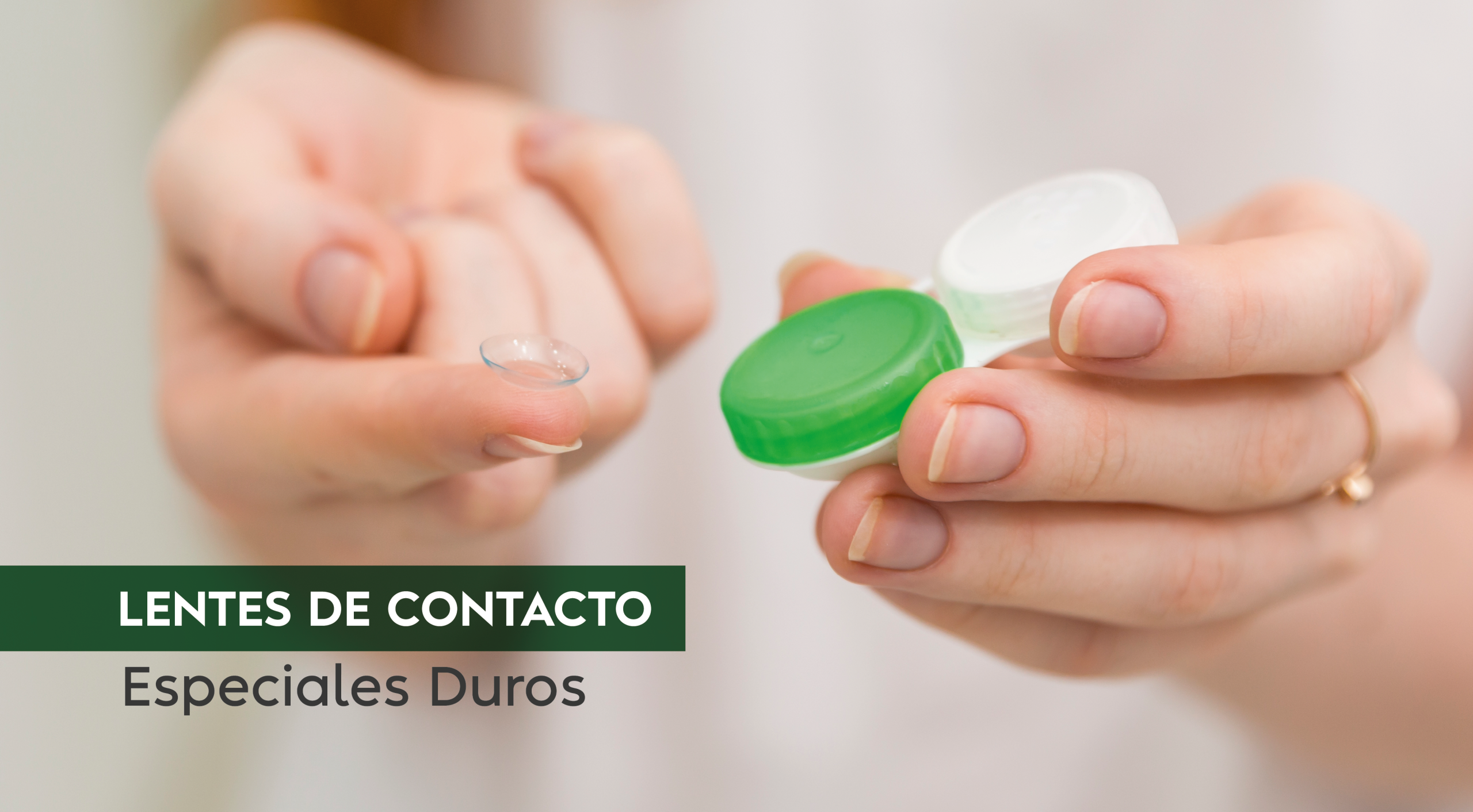 Lentes de contacto especiales duros